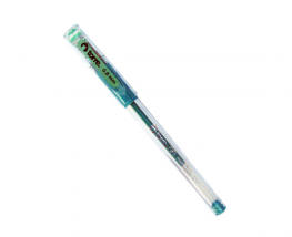 Lápiz gel torre 0.7 mm verde metálico (12)