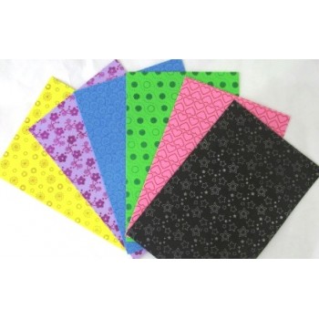 Carpeta goma eva diseños glitter hand