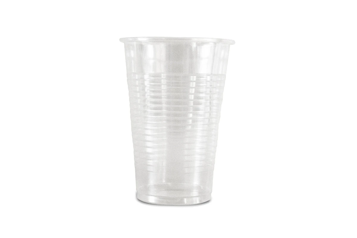 Vasos desechables transp. 10 oz x 50 u  (100)