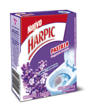Harpic Pastilla Aroma Lavanda (12)