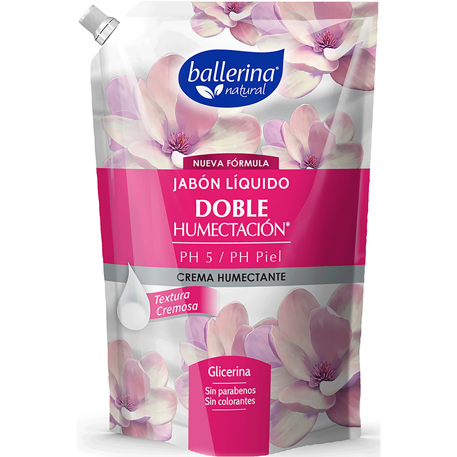 Ballerina Jabón Líquido Crema Humectante 750ml (12)