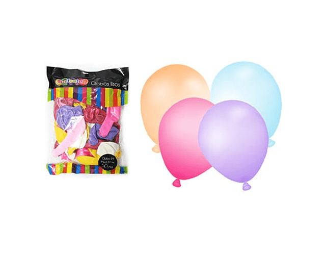Globo 50 u. surtido (12)
