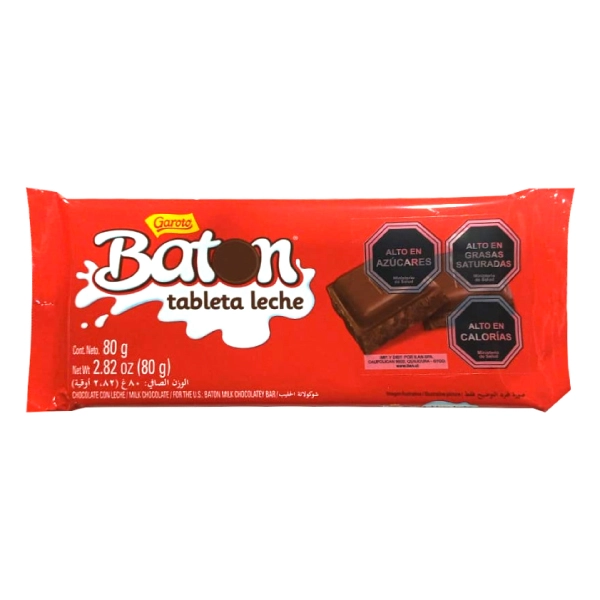 Baton tableta de chocolate 80g (24)
