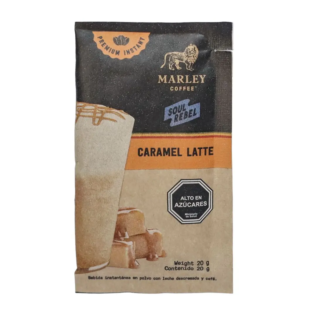 Café sobre caramel latte Marley Coffe 20 g (6)