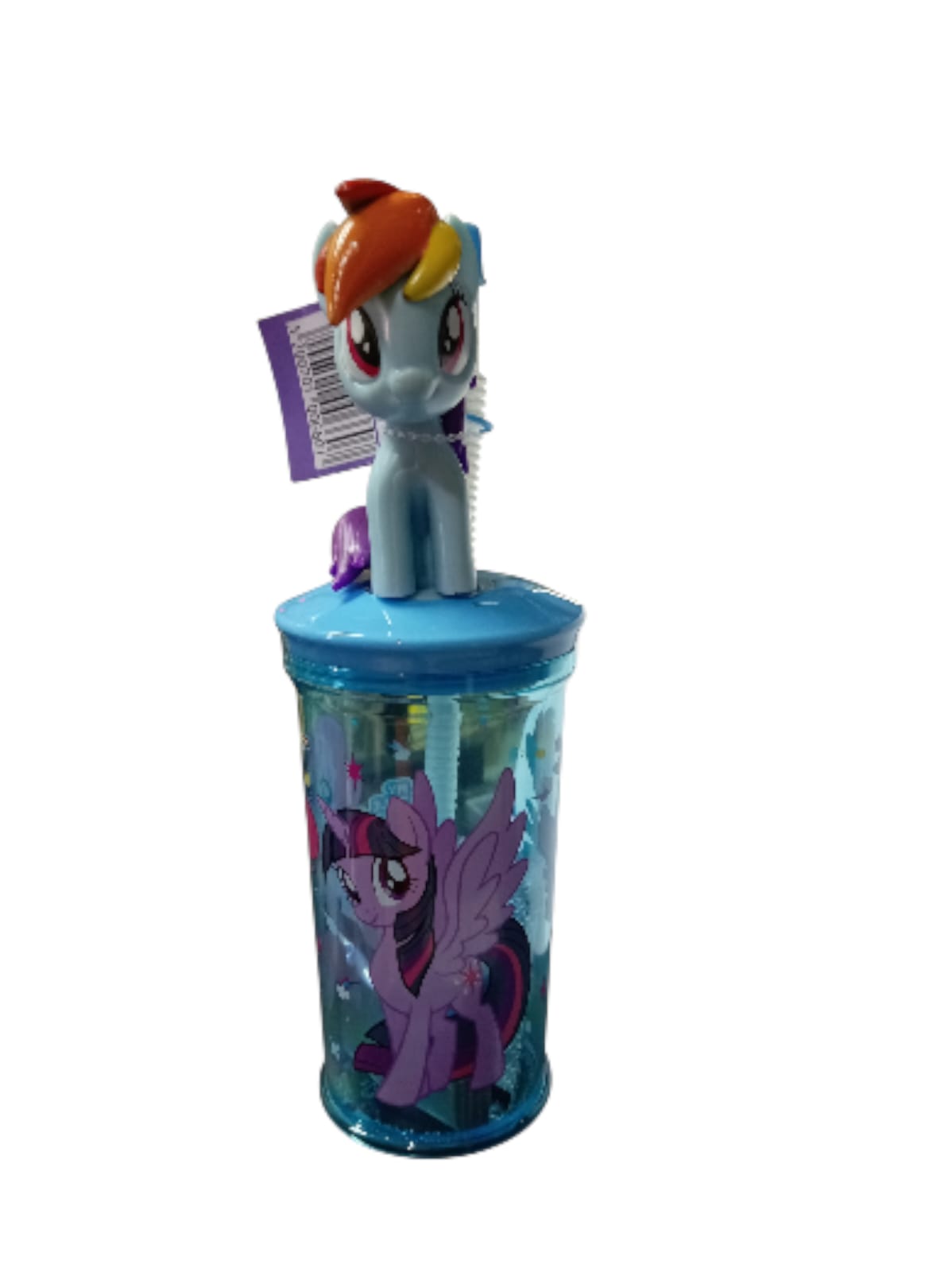 Vaso con bombilla My Little Pony