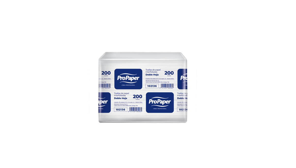 Propaper Toalla interfoliada 200 hojas(16)