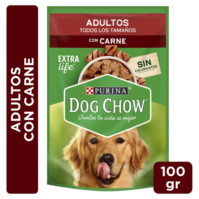 Dog chow Sobre Adulto Carne 100g(20)