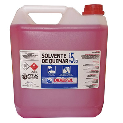SOLVENTE DE QUEMAR DIDEVAL Bidon 5 Lt