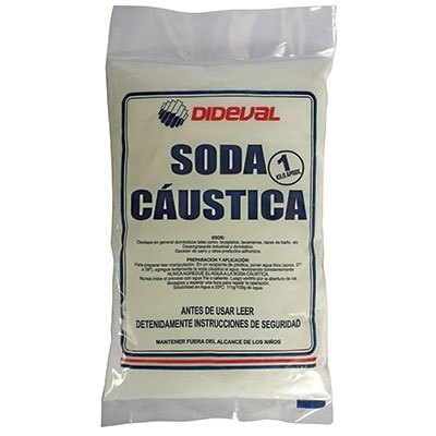 SODA CAUSTICA  BOLSA DIDEVAL 500 gr