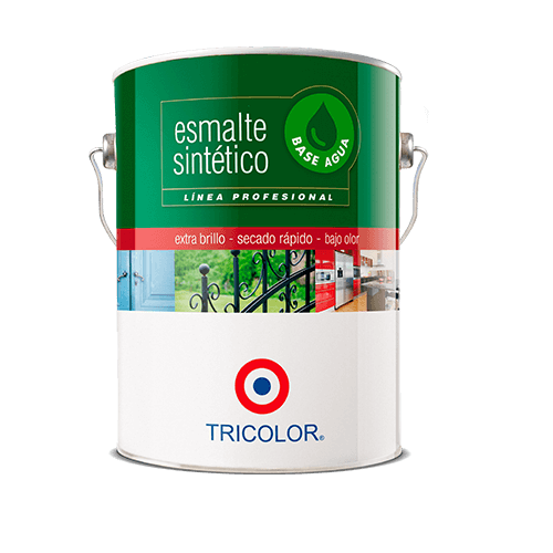 ESMALTE SINTETICO AGUA ROJO MANDARIN TRICOLOR Galon