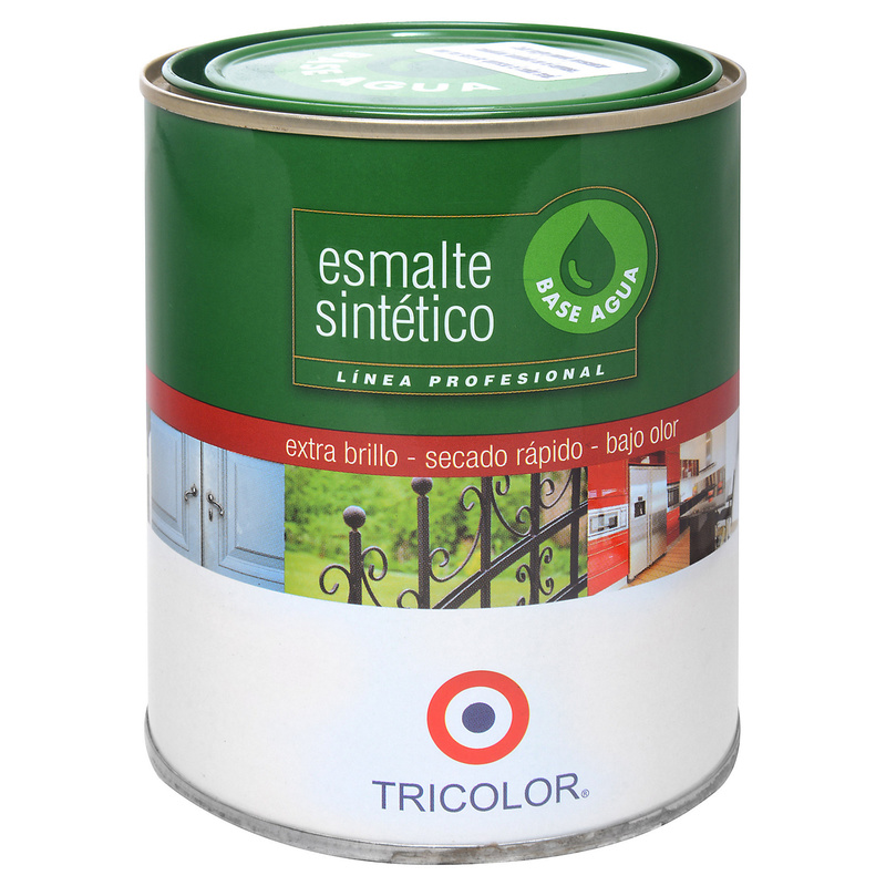 ESMALTE SINTETICO AGUA VERDE TREBOL TRICOLOR 1/4 galon