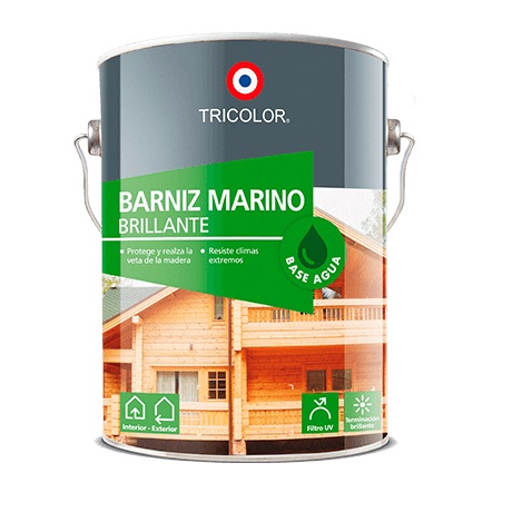 BARNIZ AGUA NATURAL TRICOLOR Galon