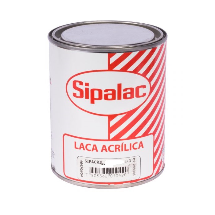 LACA ACRIL FINAL INCOLORA SIPA 1/4 galon