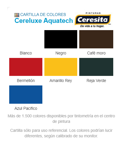 ESMALTE AQUA TECH CAFE MORO CERESITA Galon