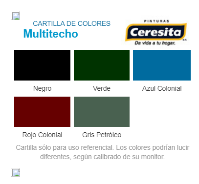 MULTITECHO NEGRO CERESITA Galon