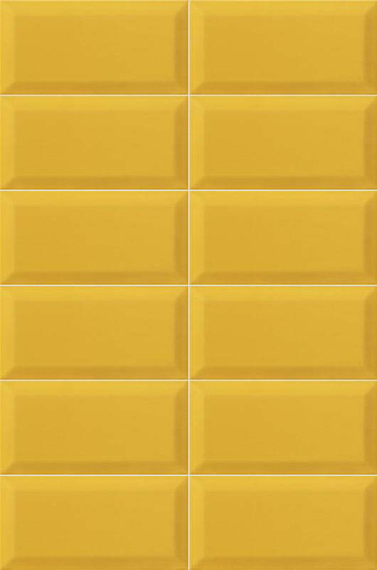 CERAMICA MURO 10 X 20 AMARILLO BISEL MAINZU 1.00 MT X CAJA