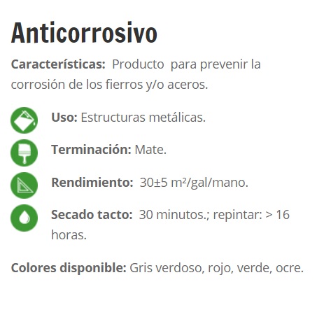 ANTICORROSIVO GRIS VERDOSO CERESITA Galon