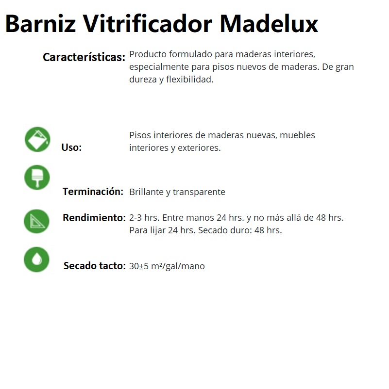 BARNIZ MADELUX VITRIFICADO CERESITA Galon