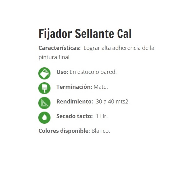 SELLANTE CAL FIJADOR SIPA Galon