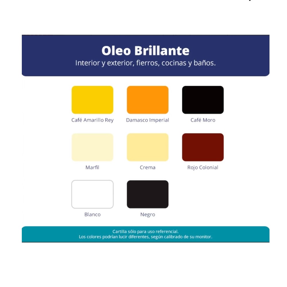 OLEO BRILLANTE ROJO COLONIAL SIPA Galon