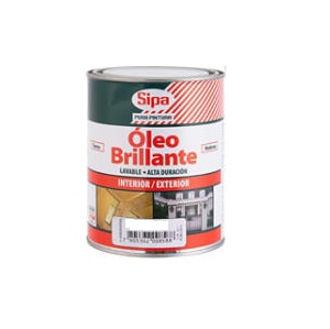 OLEO BRILLANTE OCRE SIPA 1/4 galon