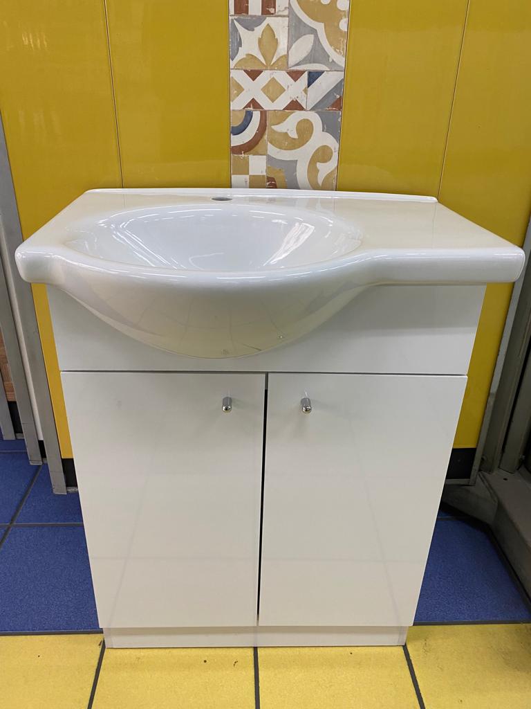 MUEBLE VANITORIO LOZA GEMMA  65 X 33 X  80 BLANCO