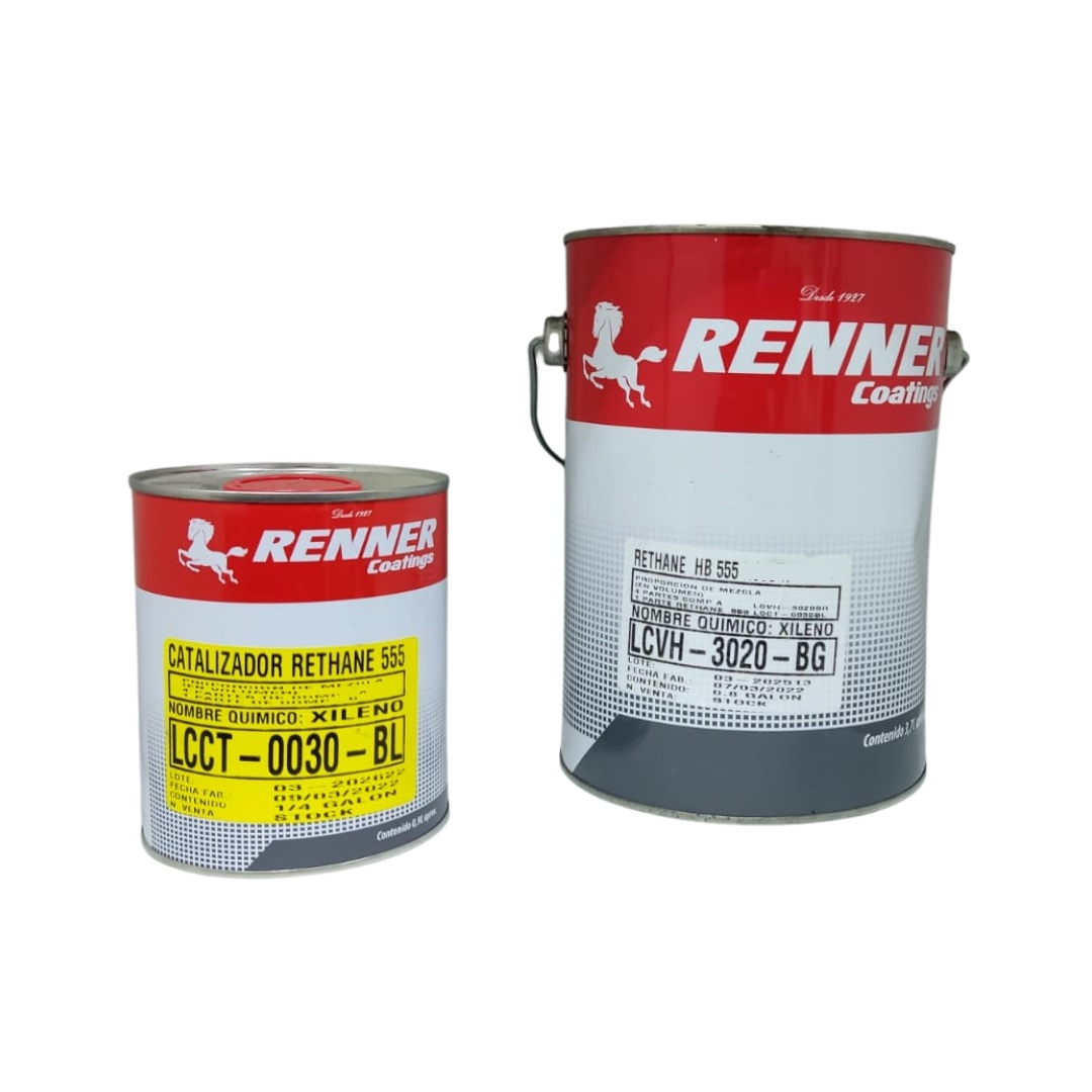 POLIURETANO HIERRO OXI GRIS810 RENNER KIT Galon