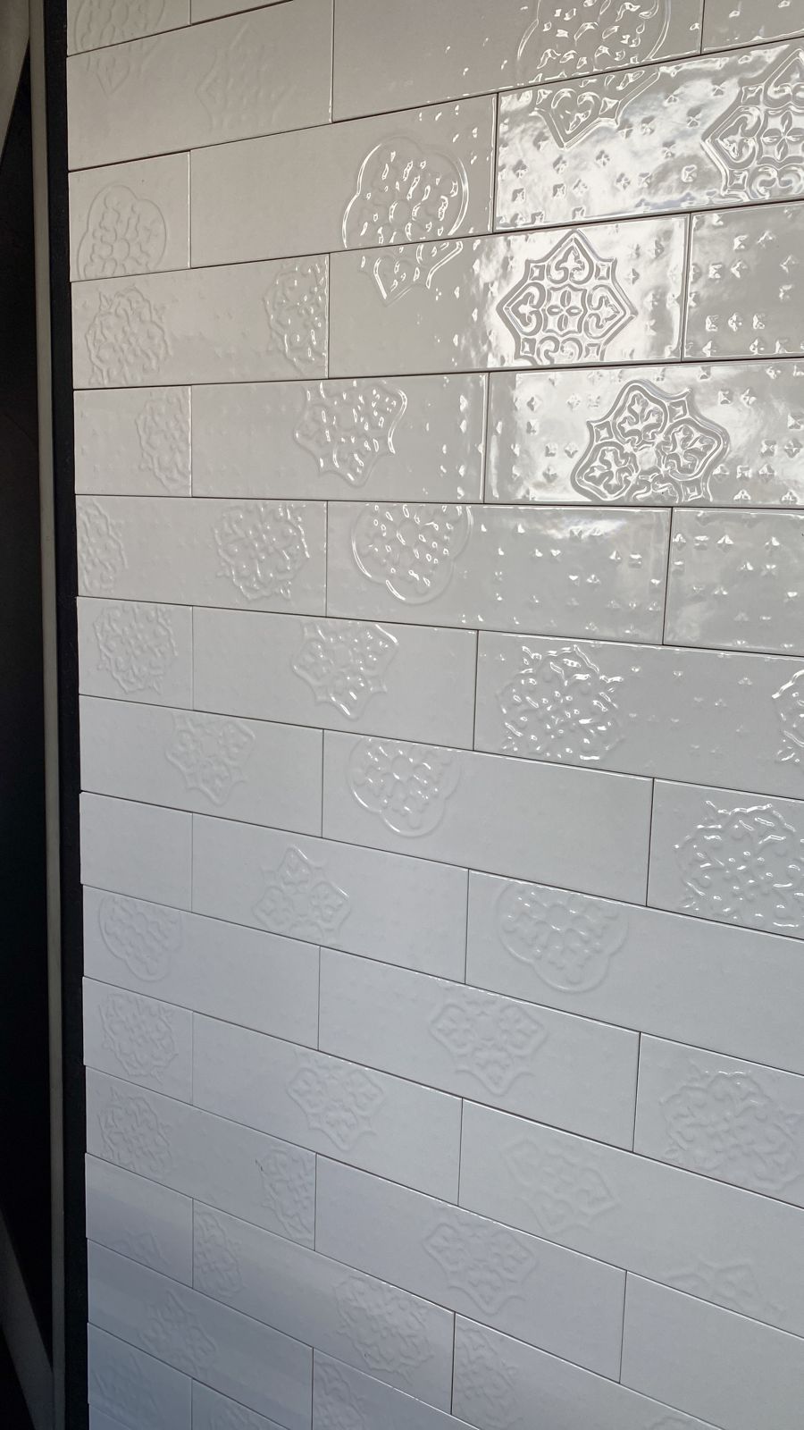 CERAMICA MURO 10 X 30 BRICK GL DEC WH 1.00 MT X CAJA 1RA. SELEC. MARAZZI