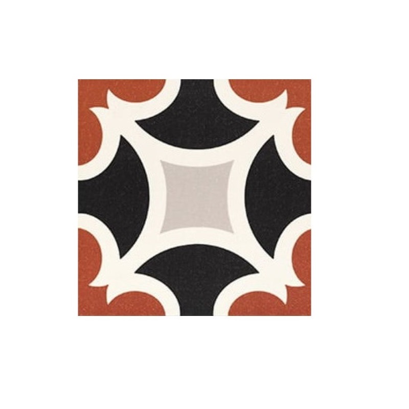 CERAMICA PISO 20 X 20 CENTRO ARAN ROJO PISO/MURO 1.00 MT X CAJA MAINZU