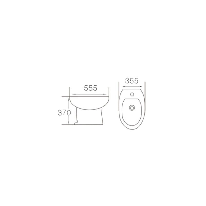 BIDET BLANCO TEBISA