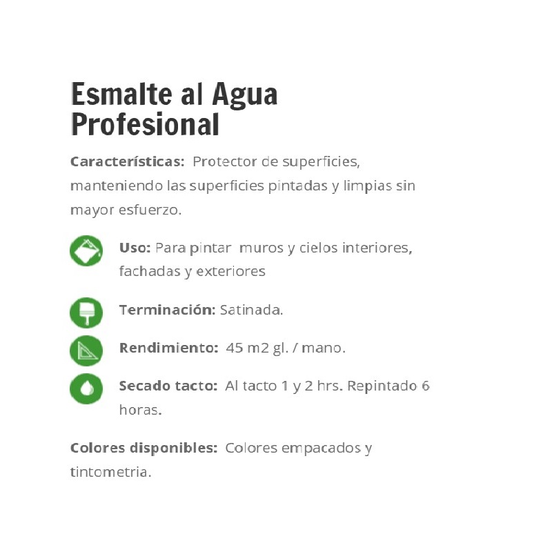 ESMALTE AGUA BLANCO INVIERNO TRICOLOR Galon