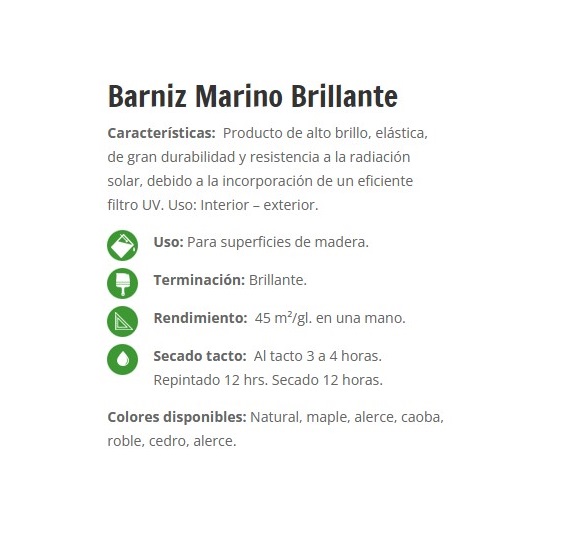 BARNIZ CEDRO TRICOLOR Galon