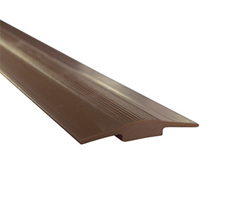 CUBREJUNTA PLANO PVC CAFE 1MTL DVP