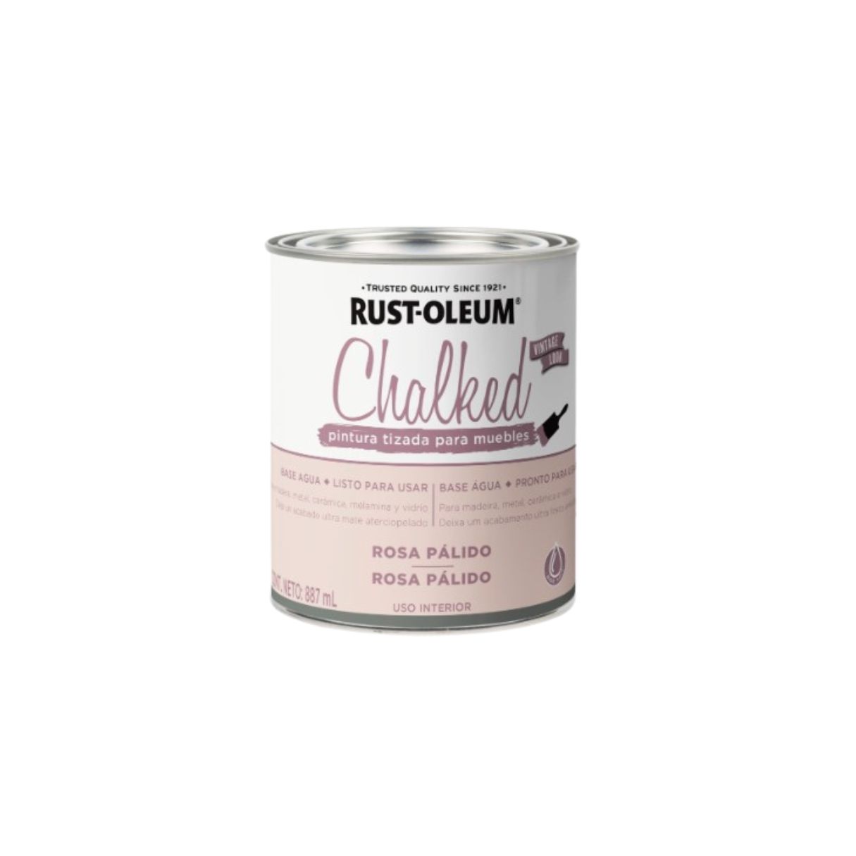 CHALKED TIZA  Rosa Palido 1/4 galon