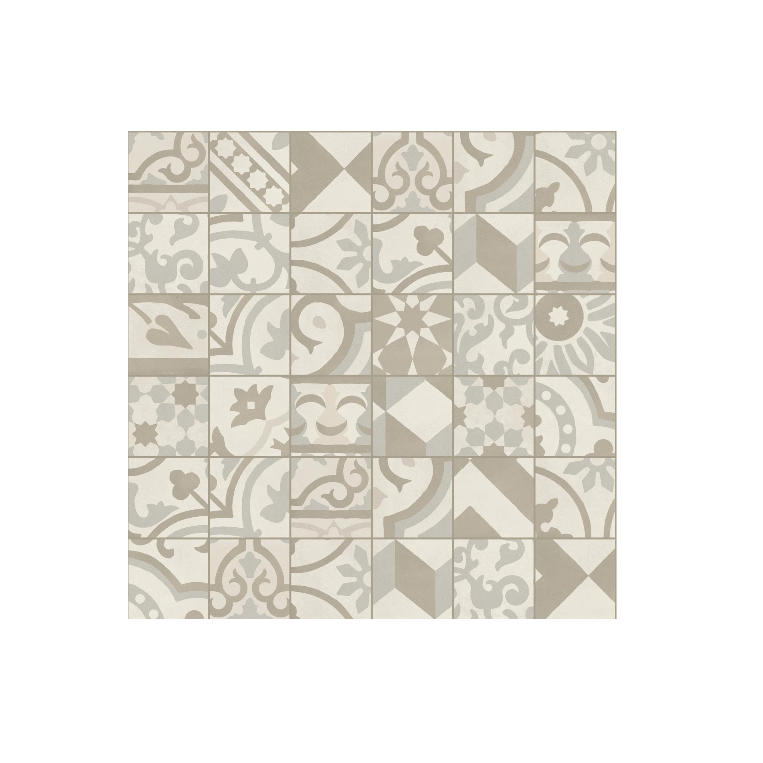 PORCELANATO 10 X 10 D_SEG BL MIX O MURO 0.68 MT X CAJA 2DA. SELECC. MARAZZI
