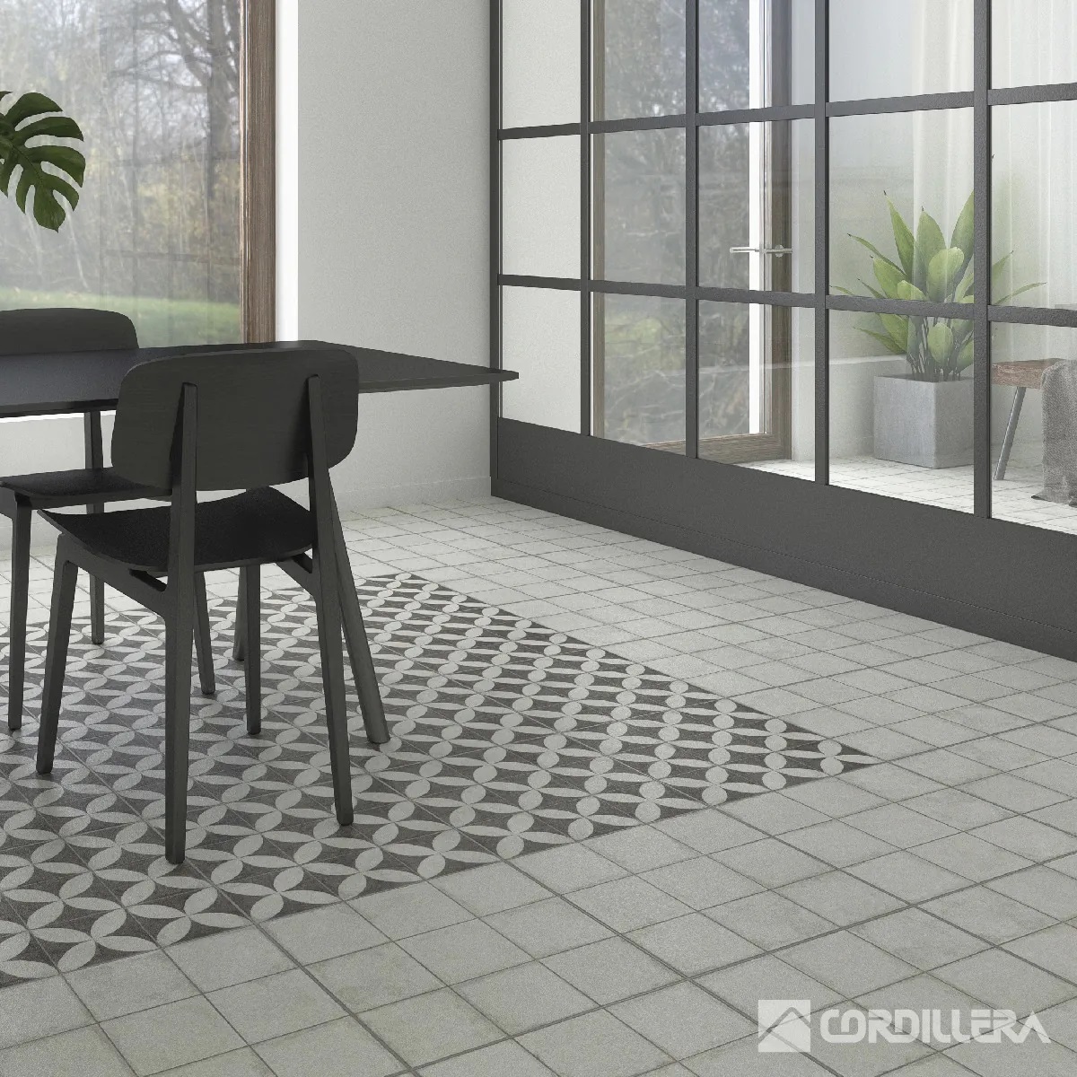 CERAMICA PISO 45 X 45 FLOWERS BASE  2.08 MT X CAJA CORDILLERA