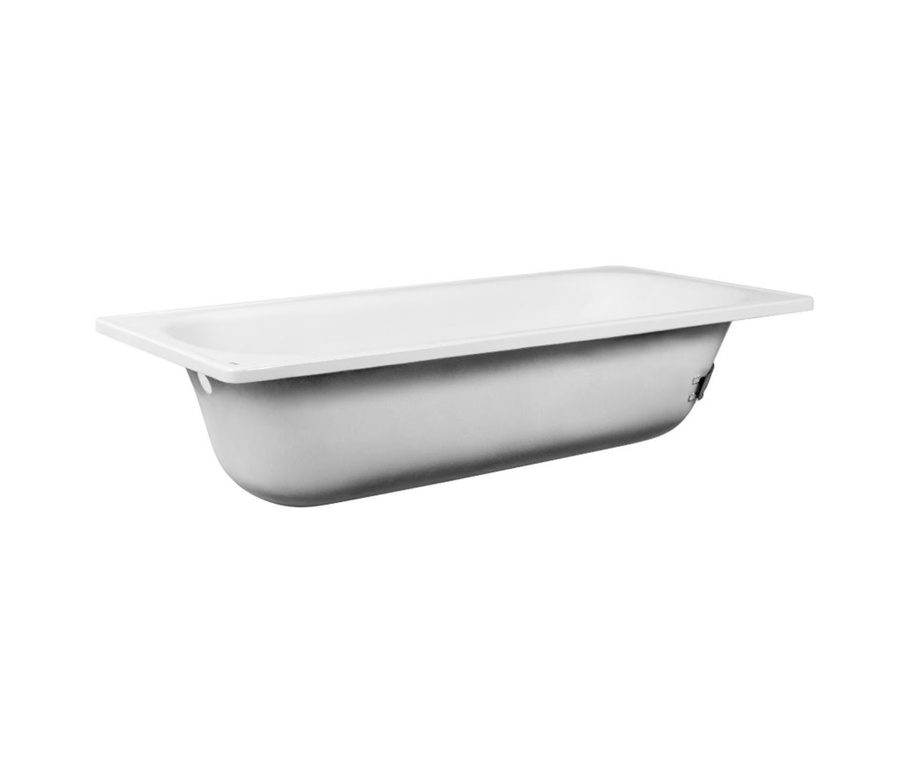 TINA 140 X 70 ACERO ESMALTADO  BLANCO TEBISA 1.8 MM