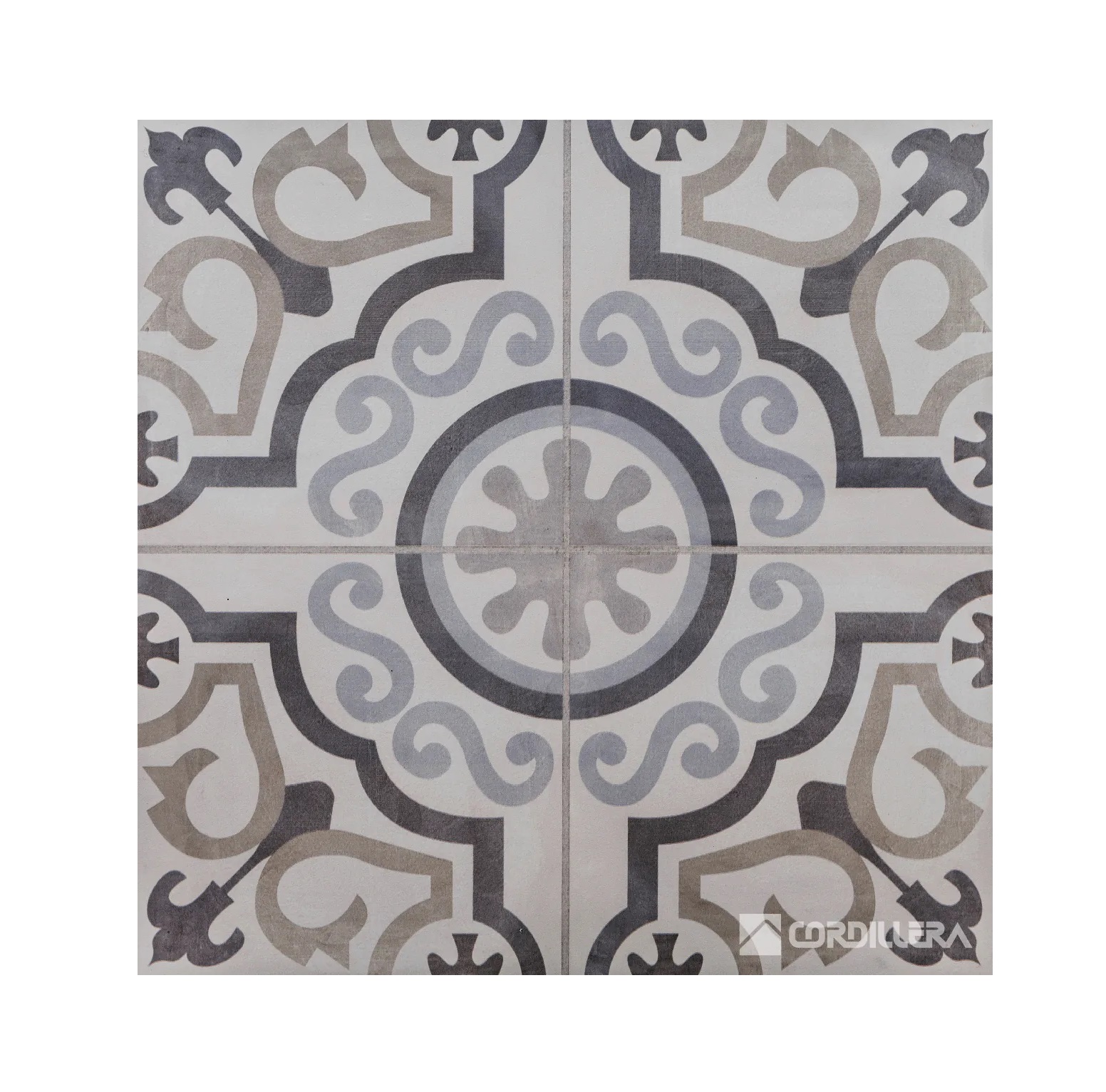 CERAMICA PISO 45 X 45 FEZ GRIS 2.29 MT X CAJA CORDILLERA