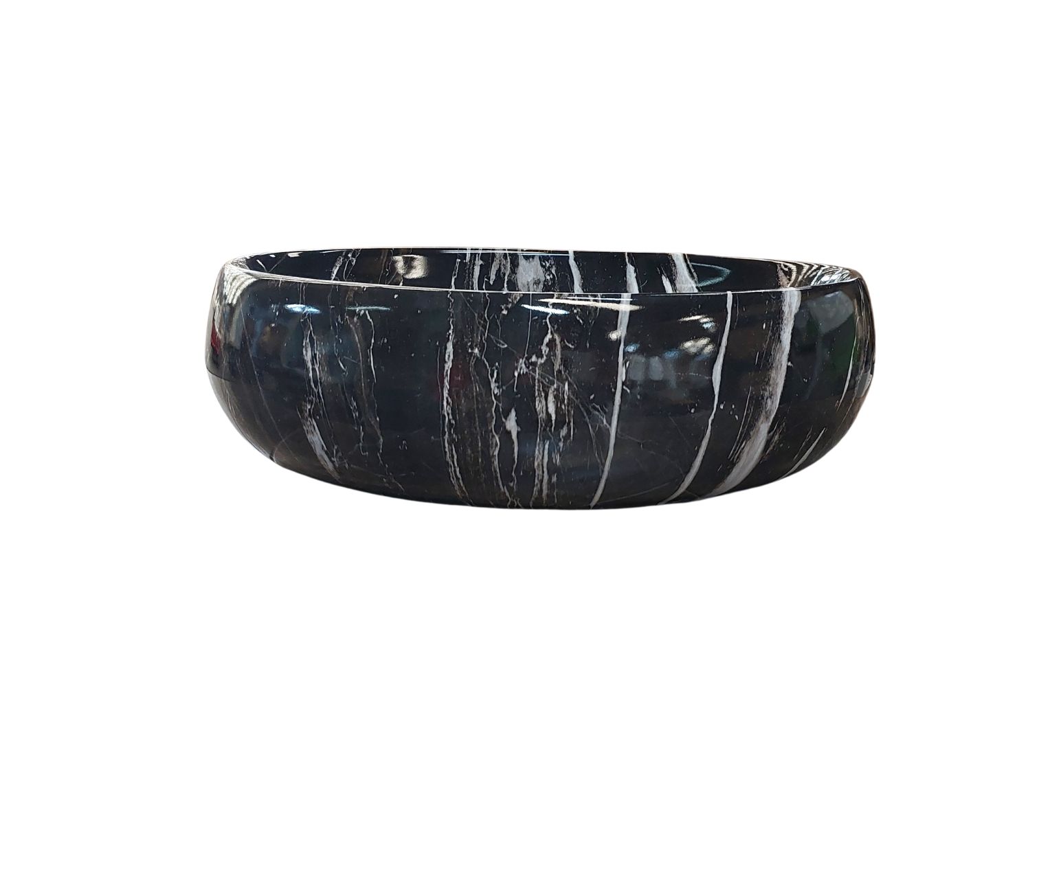 VANITORIO SOBREPONER NC608 49 X 35 X 16 NEGRO MARMOL JG