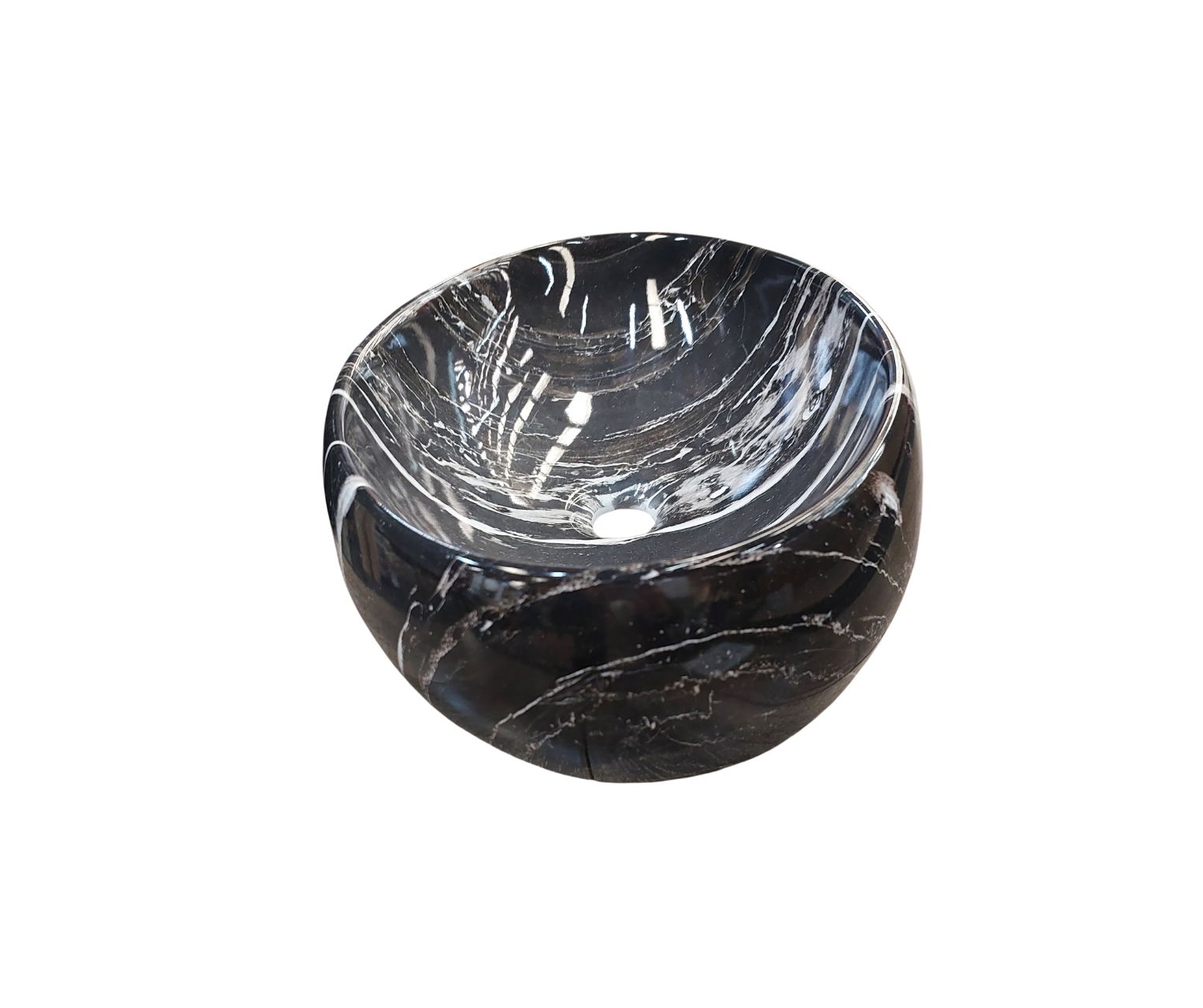 VANITORIO SOBREPONER NC608 49 X 35 X 16 NEGRO MARMOL JG