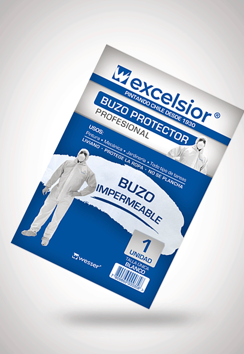 BUZO PROTEC. DE PINTURA EXCELSIOR HOGAR BLANCO