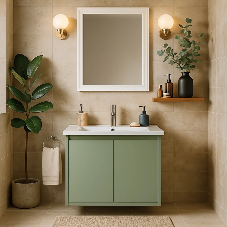 MUEBLE VANITORIO 60 X 46 AMELIE SAGE GREEN STRETTO
