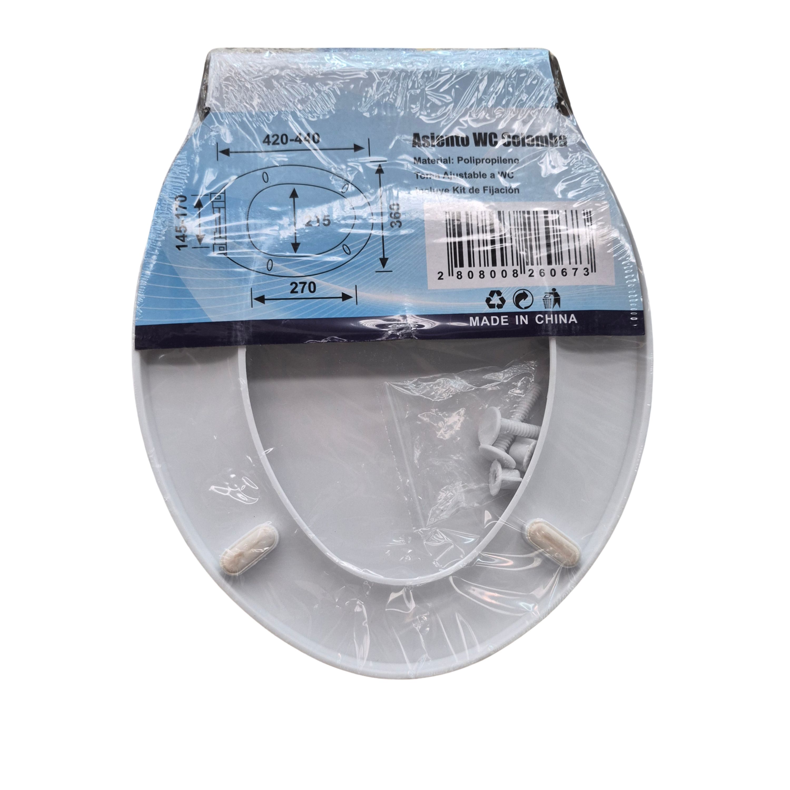 ASIENTO WC STANDARD CIERRE SUAVE 36 X 42 FCL 6067