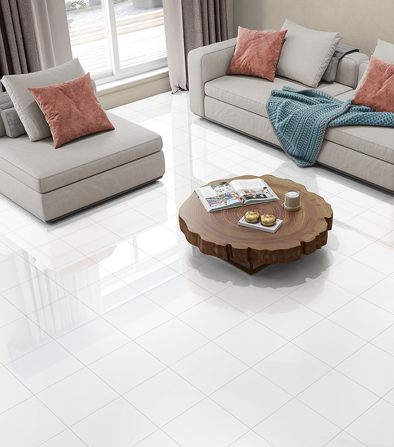 CERAMICA PISO 31.5 X 31.5 REF:100 BLANCO BRILLO 2.08 MT X CAJA ARBE