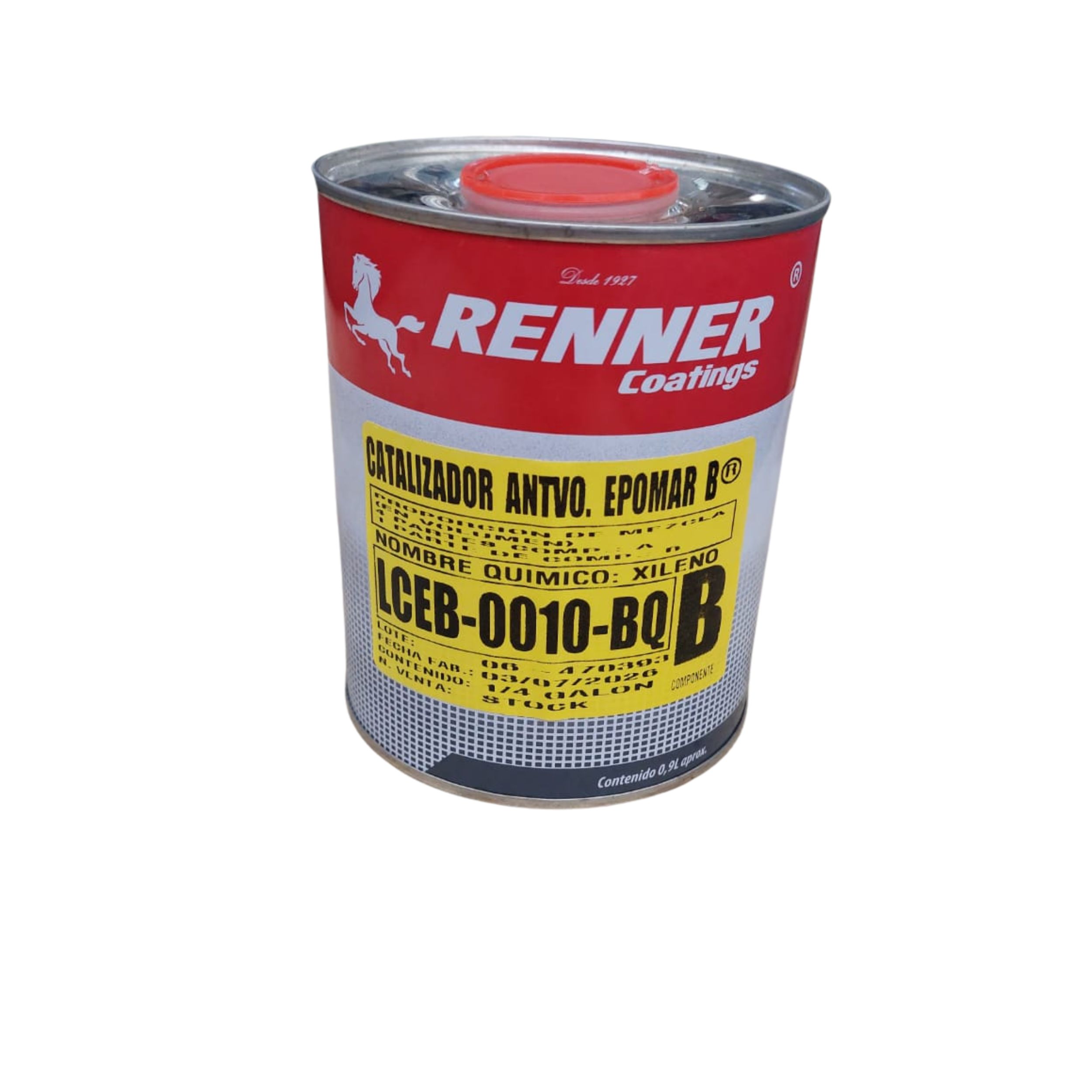 CATALIZADOR ANTIOX EPOXICO RENNER 1/4 galon